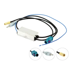 Fakra FM/DAB+ adapter za avto radio, enostaven za namestitev.