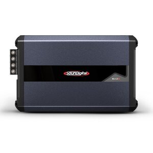 Avdio ojačevalnik SoundDigital EVO 5K4Q za avtomobilski sistem.
