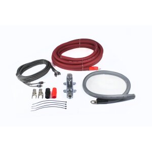Kabelski komplet 4Connect Stage 1 4-PKIT50 za avto, 50mm2, visokokakovostni kabli za avtozvočnike.