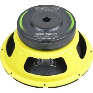 Močan 250mm avto subwoofer Ground Zero za globok bass, 400W moč, 4 Ohm.