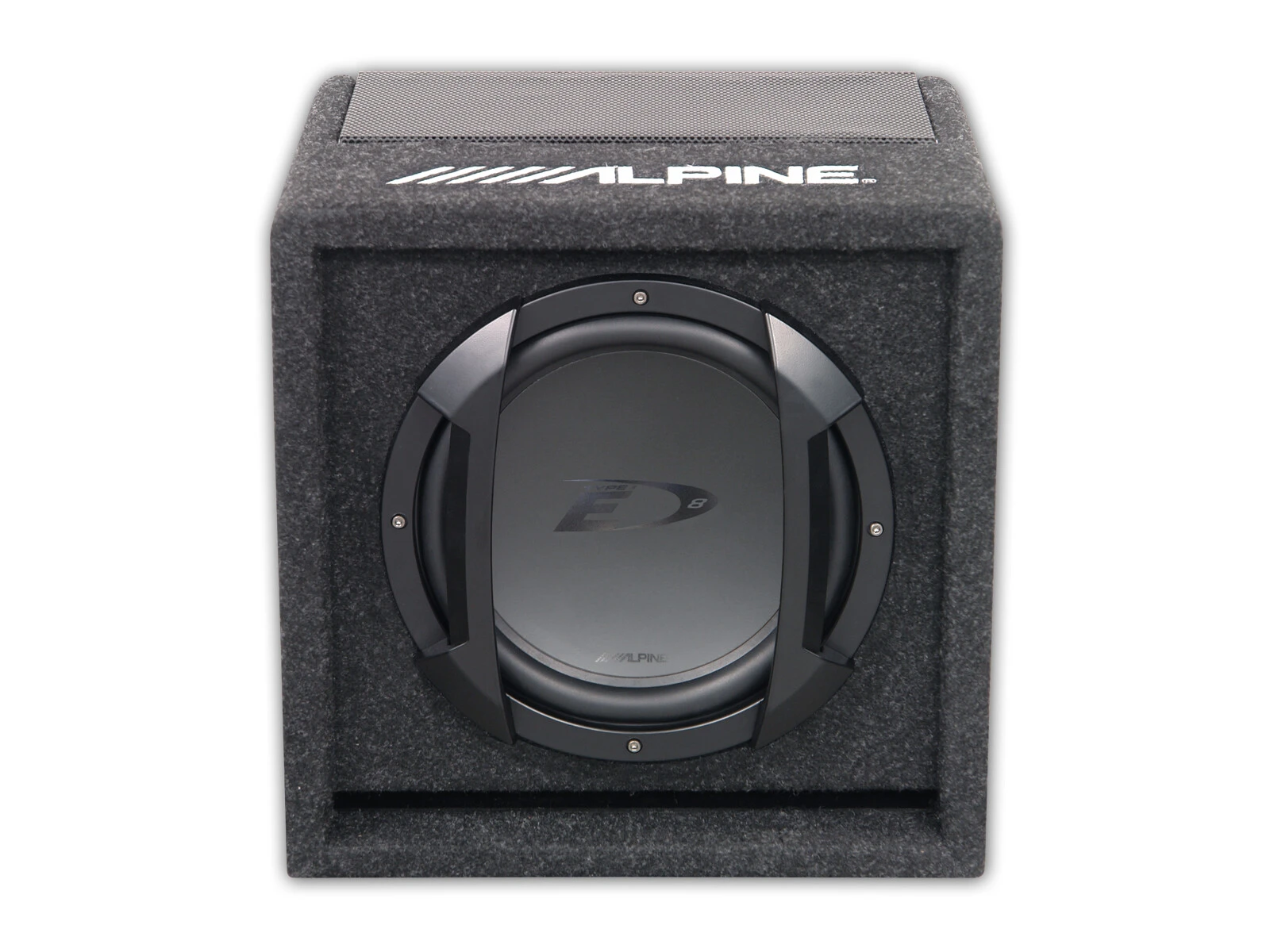 Alpine subwoofer za močno avdio izkušnjo v avtomobilu.