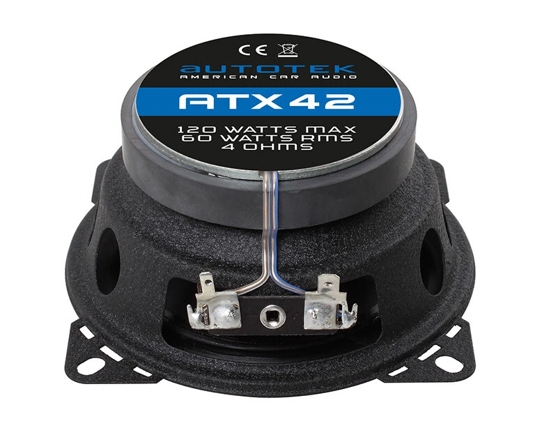 Autotek ATX42 avtozvočnik za močno bass glasbo, 120W, 4 Ohmi.