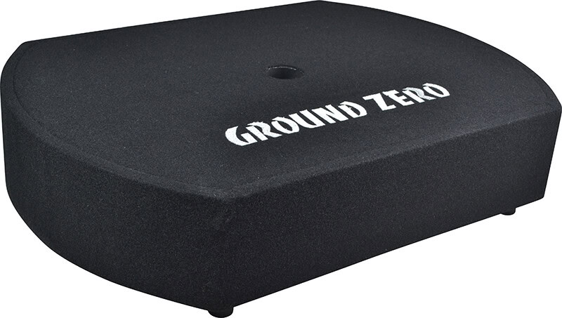 Ground Zero subwoofer enclosure for powerful car audio bass.