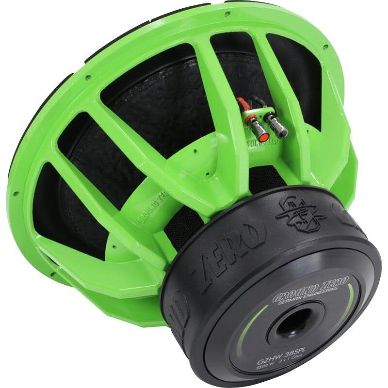 Subwoofer Ground Zero GZHW 38SPLGREEN EDITION CarAudioEmpire