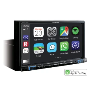 Napajalnik za multimedijski predvajalnik Alpine INE-W720D z navigacijo.