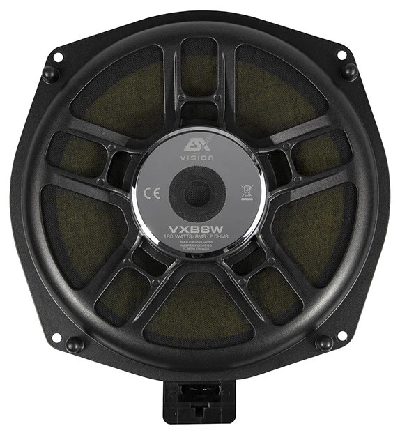 Visokokakovosten Vox VXB8BW avtozvočnik za globok bas, 180W, 8 palcev.