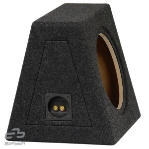 Ohišje za subwoofer 25cm, 20 litrov, kompresijsko oblikovano za optimalno zvokovno delovanje.