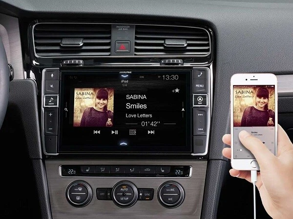 Alpine X903D-G7 navigacijski in multimedijski predvajalnik za avto, zaslon na dotik, podpora za Appl.