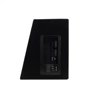 Vibe SLICKV12-V2 subwoofer v ohišju za močno bass glasbo.