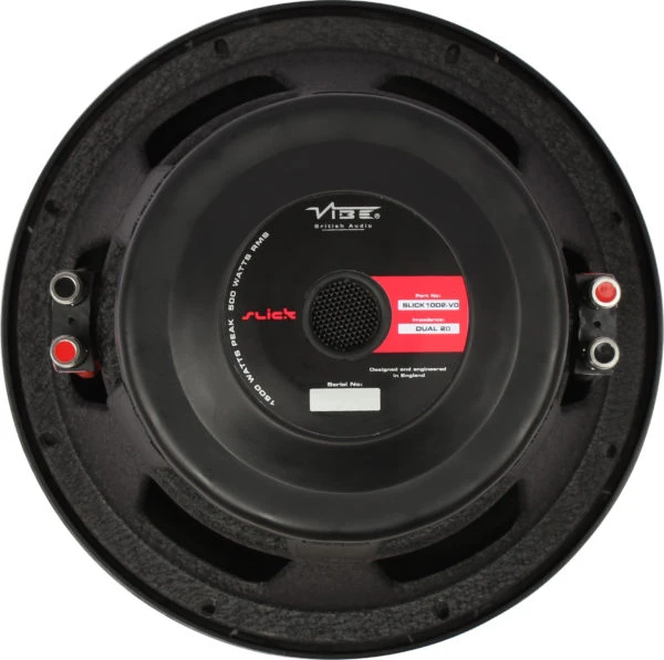 Vibe SLICK10D2-V0 globok bas subwoofer za avto z visoko zmogljivostjo.