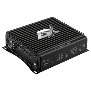 Visokokakovostni avtozvočni ojačevalec ESX VX1400.4 PRO za močno in jasno zvokovno izkušnjo.