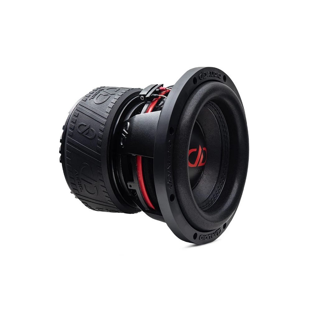 Digital Designs 608F-D4 subwoofer for high-performance car audio systems.