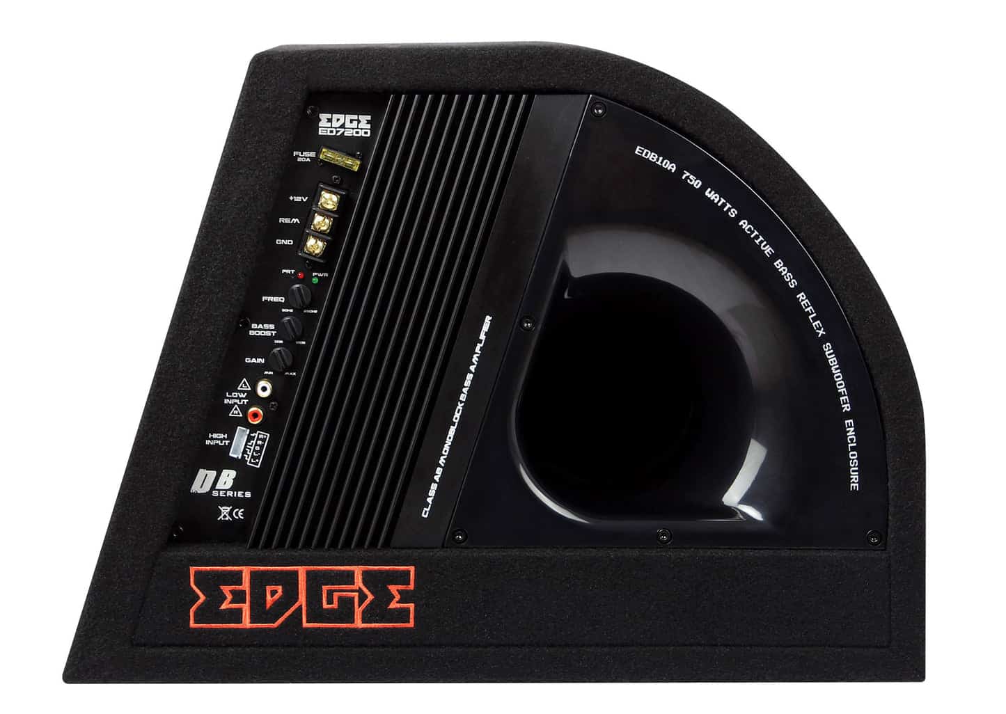 Aktivni subwoofer Edge EDB10A-E0 za močno bas zvokovno izkušnjo.