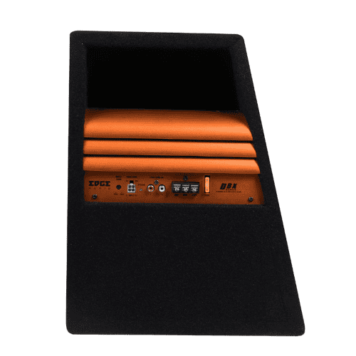 Aktivni subwoofer Edge EDBX10ADSP-E3 v ohišju za močno bass glasbo.