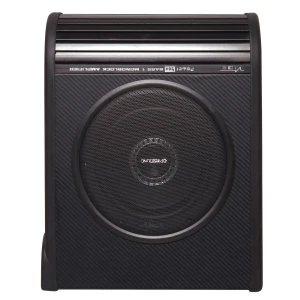 Aktivni subwoofer v ohišju Vibe OPTISOUNDAUTO8A-V2 za močno bass glasbo.