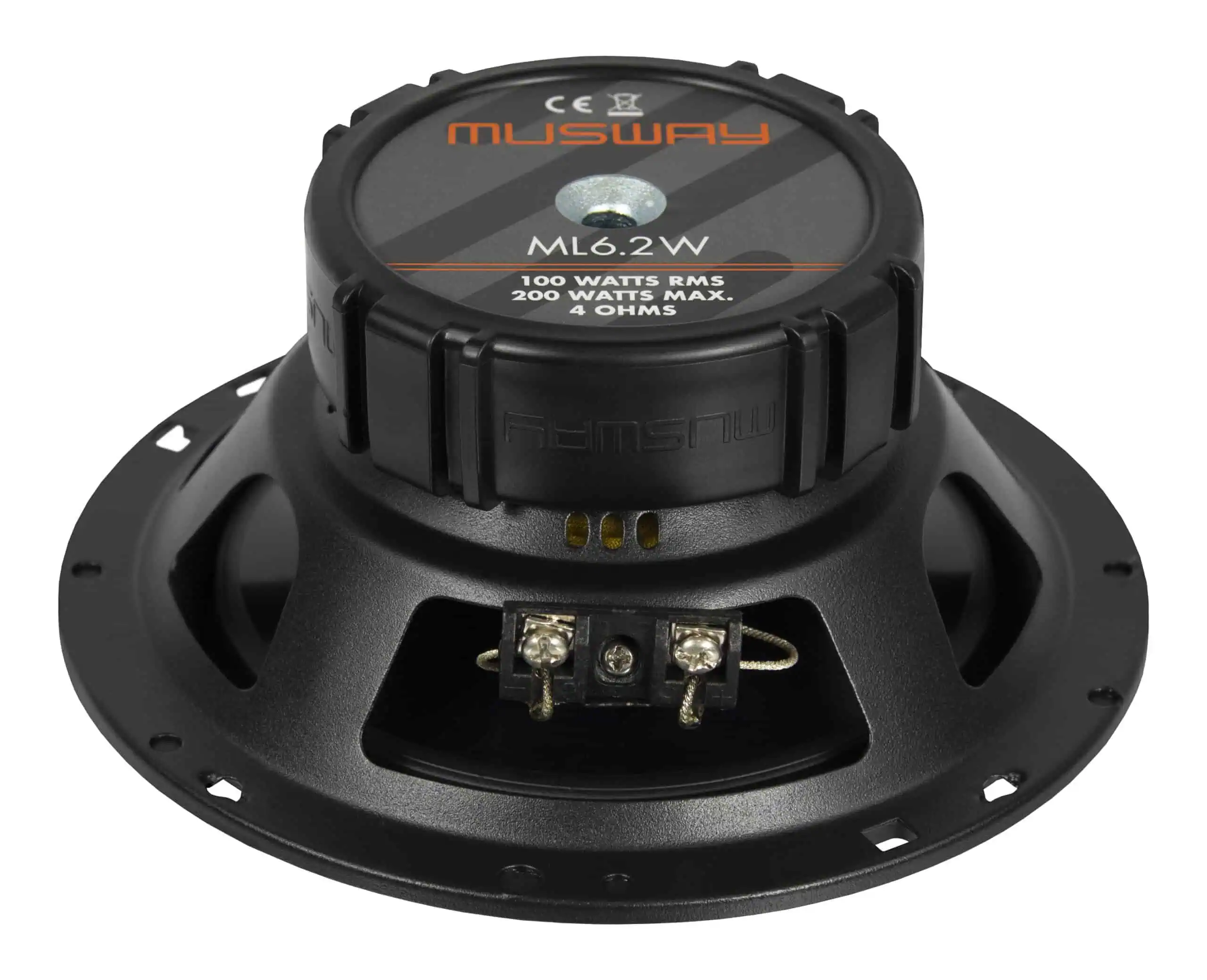 Musway ML6.2W avtozvočnik za globok zvok, 100W RMS, 4 Ohmi.
