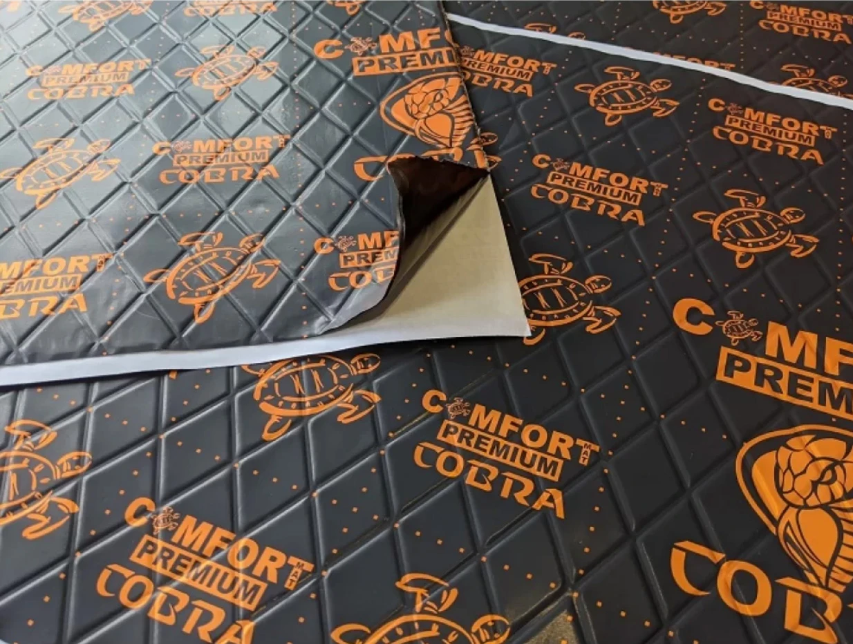 Izolacija COBRA 2,3 mm za optimalno toplotno in zvočno izolacijo.