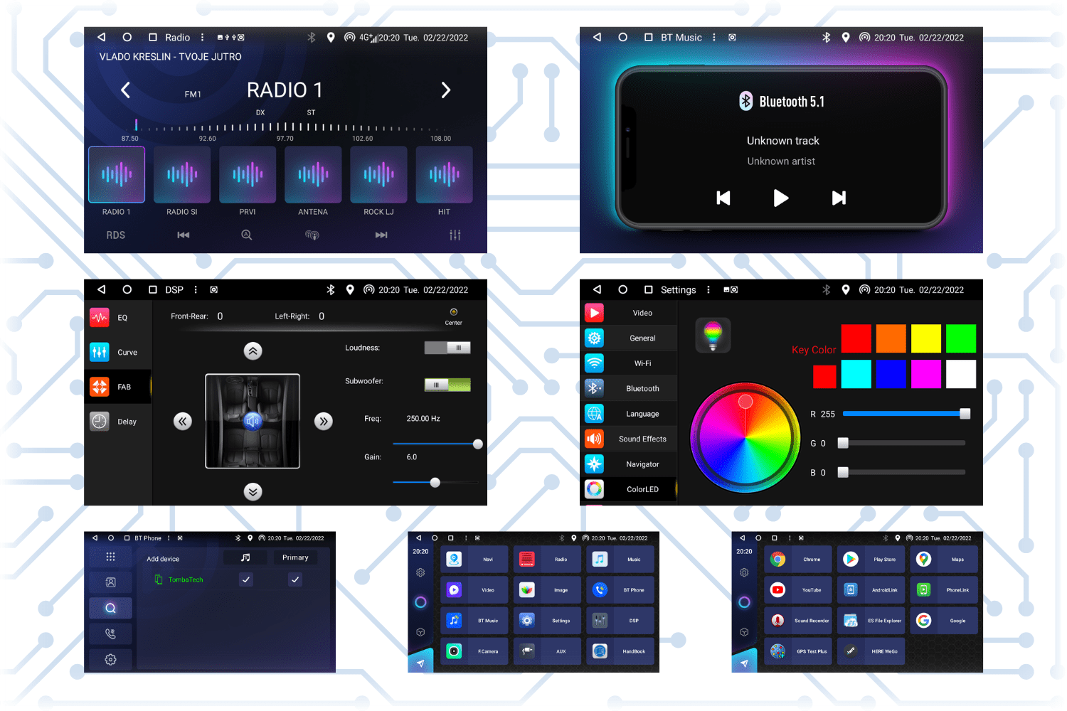 Android Avtoradio za Mercedes E-Class, G-Class, CLS-Class - 9˝ 8GB / 128GB - slika 3