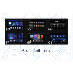 Avtoradio za Seat Altea, 9-palčni zaslon, 2GB RAM, 32GB pomnilnika, Android sistem.