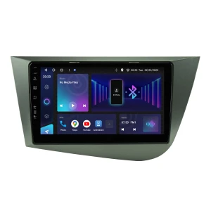 Avtoradio za Seat Leon Mk2 z 9-palčnim zaslonom, 8GB RAM in 128GB shrambe za optimalno avdio in navi.