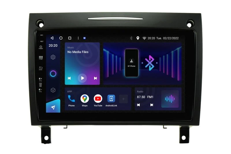 Avtoradio za Mercedes SLK, 9-palčni zaslon, 8GB RAM, 128GB shranjevanje, Android avtoradio.