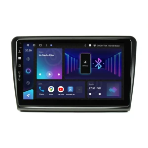 Avtoradio za Škoda Superb Mk2 z Androidom, 10" zaslon, 2GB/32GB pomnilnika, navigacija in Bluetooth.