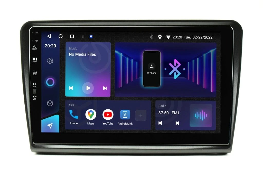 Avtoradio za Škoda Superb Mk2 z 10" zaslonom in 8GB RAM.