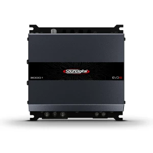 Avtoojačevalnik Soundigital SD3000.1 EVO6 za močno avtozvočno opremo.