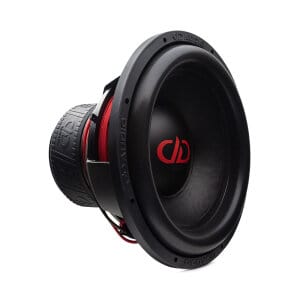 Digital Designs 715F-D4 subwoofer for high-performance car audio systems.