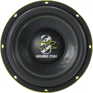 Ground Zero GZHW 25XSPL-D1 subwoofer za močno bass glasbo.