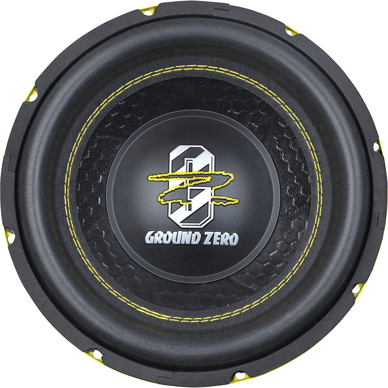 Subwoofer Ground Zero GZIW 10XSPL-D2 za močno bass glasbo.