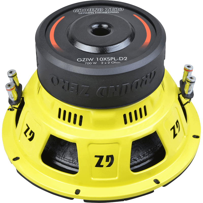 Grozden Ground Zero subwoofer GZIW 10XSPL-D2 za vrhunski zvok in močno bas linijo.