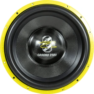Subwoofer Ground Zero GZNW 38NEO-XSPL za močno bass glasbo.