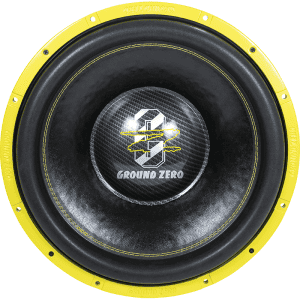 Zemeljski subwoofer Ground Zero GZNW 38SPL-D1 za močno bass glasbo.