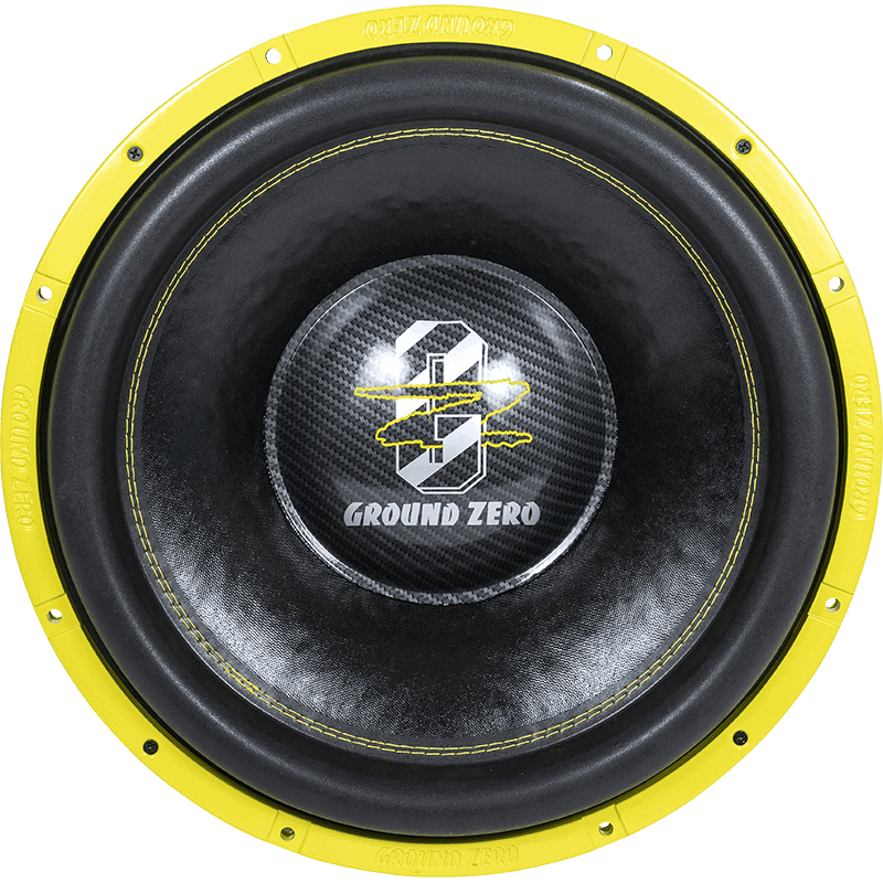 Zemeljski subwoofer Ground Zero GZNW 38SPL-D1 za močno bass glasbo.