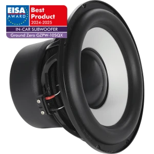 Subwoofer Ground Zero GZPW 10SQX za močno bas zvok, 10 palcev.