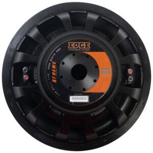 Subwoofer Edge EDX15D2-E3 za avto z visoko zmogljivostjo in globokim basom.