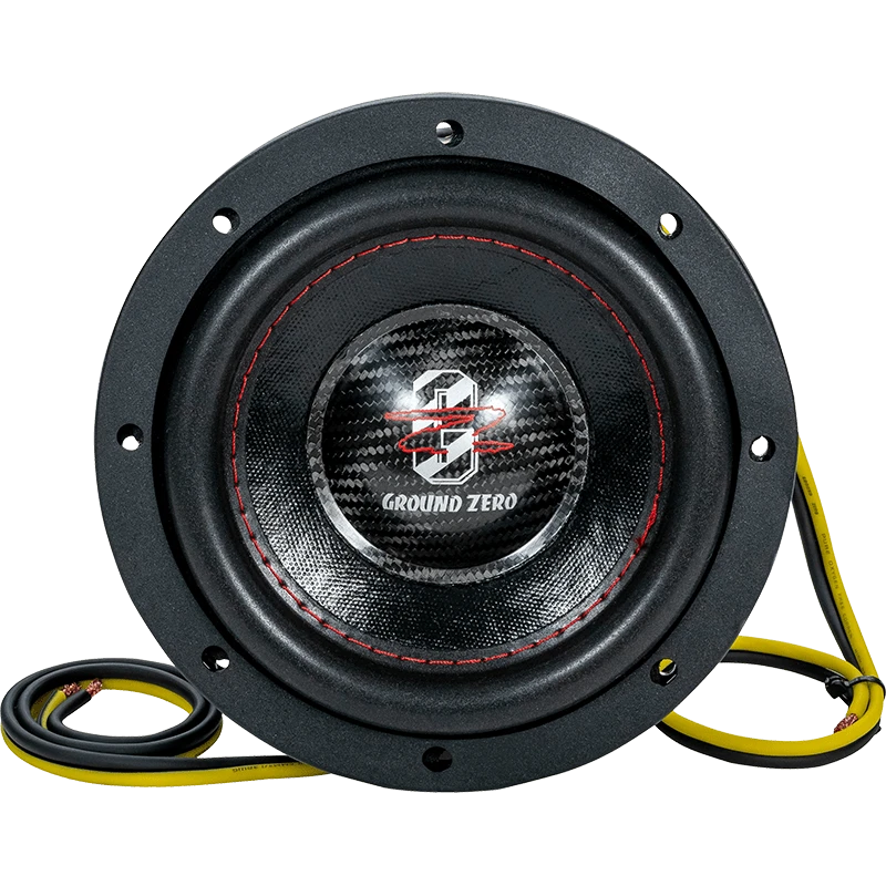 Subwoofer Ground Zero GZHW 16-D2 za močno bass glasbo.