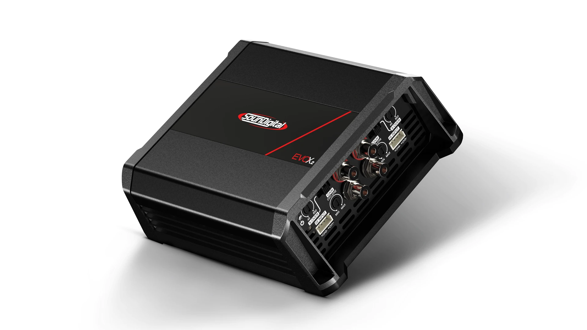 Avtoojačevalec SounDigital SD1200.4 EVOX2 2OHM za močno avdio opremo.
