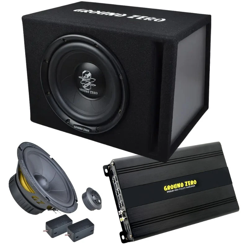 Ground Zero Iridium Sound Pack 8 zvočni sistem za avto, visoka kakovost zvoka.