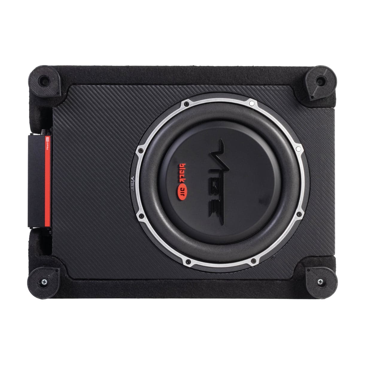Aktivni subwoofer v ohišju Vibe BA10ASQ-V4 za močno bass glasbo.