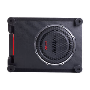 Aktivni subwoofer v ohišju Vibe BA10ASQ-V4 za močno bass zvok.