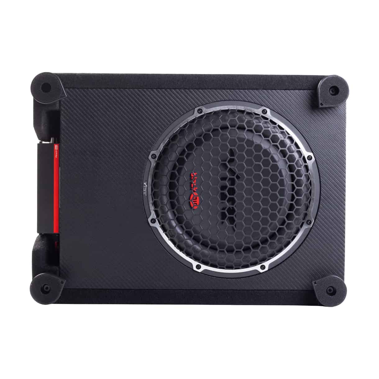 Aktivni subwoofer v ohišju Vibe BA10ASQ-V4 za močno bass zvok.