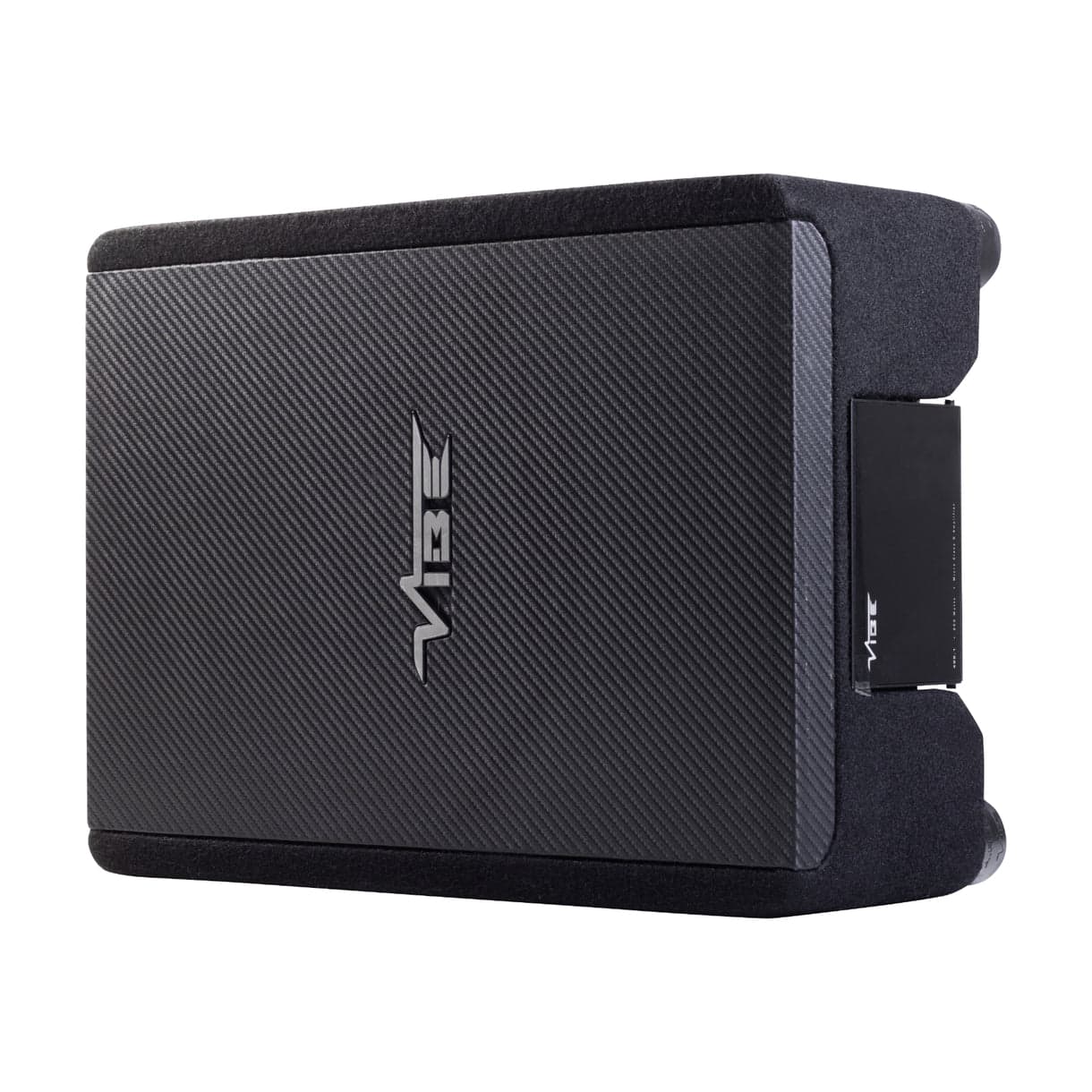 Aktivni subwoofer v ohišju Vibe BA10ASQ-V4 za močno bass glasbo.