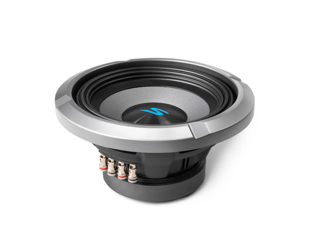 ALPINE S2-W8D2 subwoofer za močno bass glasbo, visokokakovostno zvokovno izkušnjo.