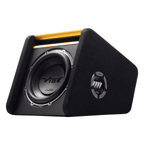Visoko zmogljiv subwoofer in ojačevalnik za avtozvočnike.