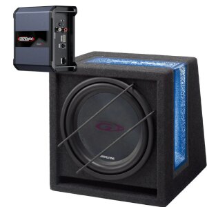 Bass komplet SounDigital SD400.2 EVO5.0 4OHM + Alpine SBG-1244BR