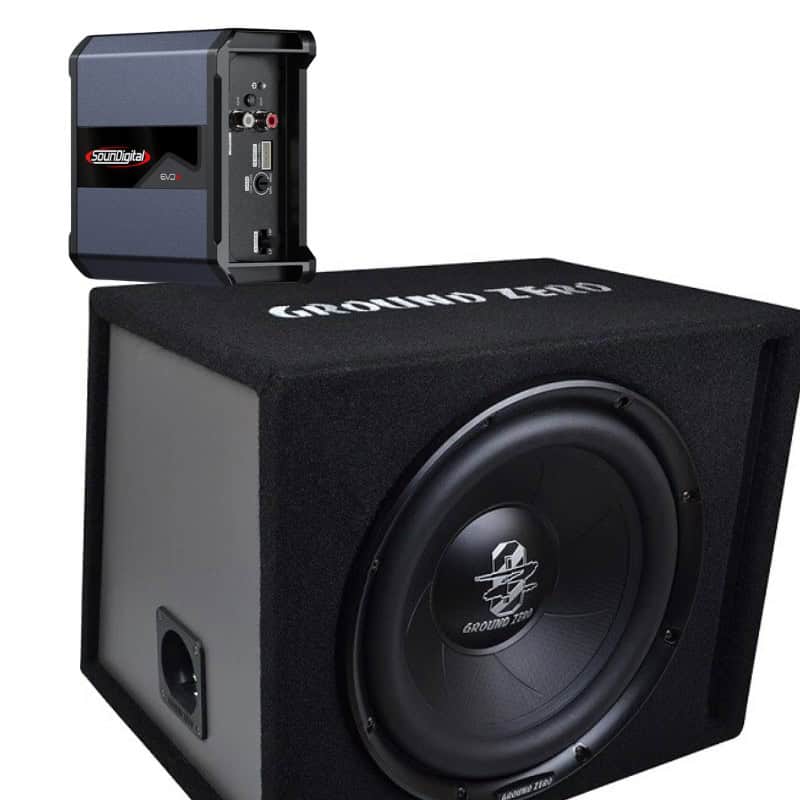 SounDigital SD400.2 EVO5.0 in Ground Zero GZIB 30BR.