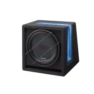 Subwoofer SounDigital SD400.2 EVO5.0 in ojačevalnik Alpine SBG-1244BR za močno avtozvočno opremo.