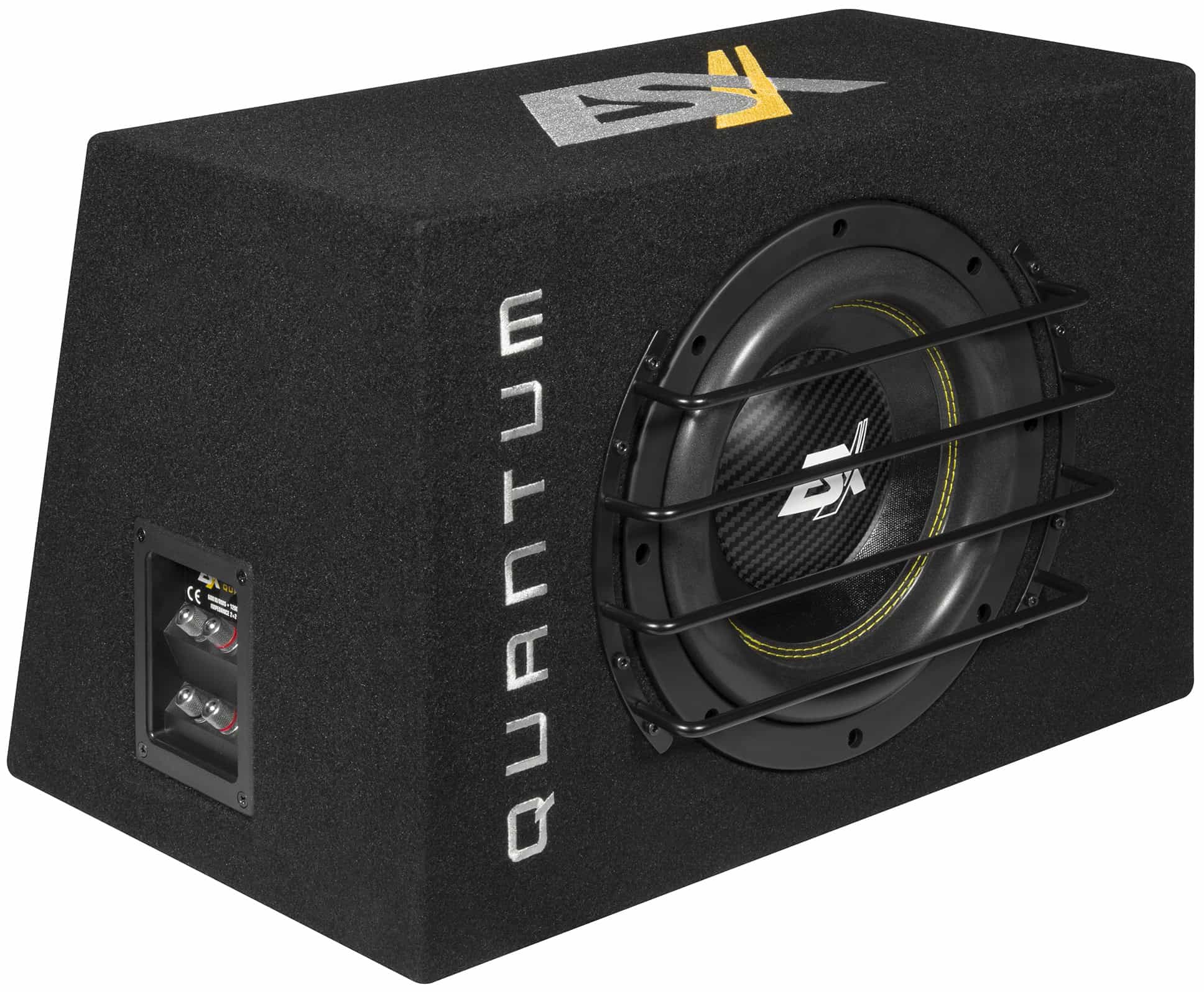 Močan bas komplet SounDigital SD800.1 EVO5.0 in ESX QXB10 za avtozvočenje.